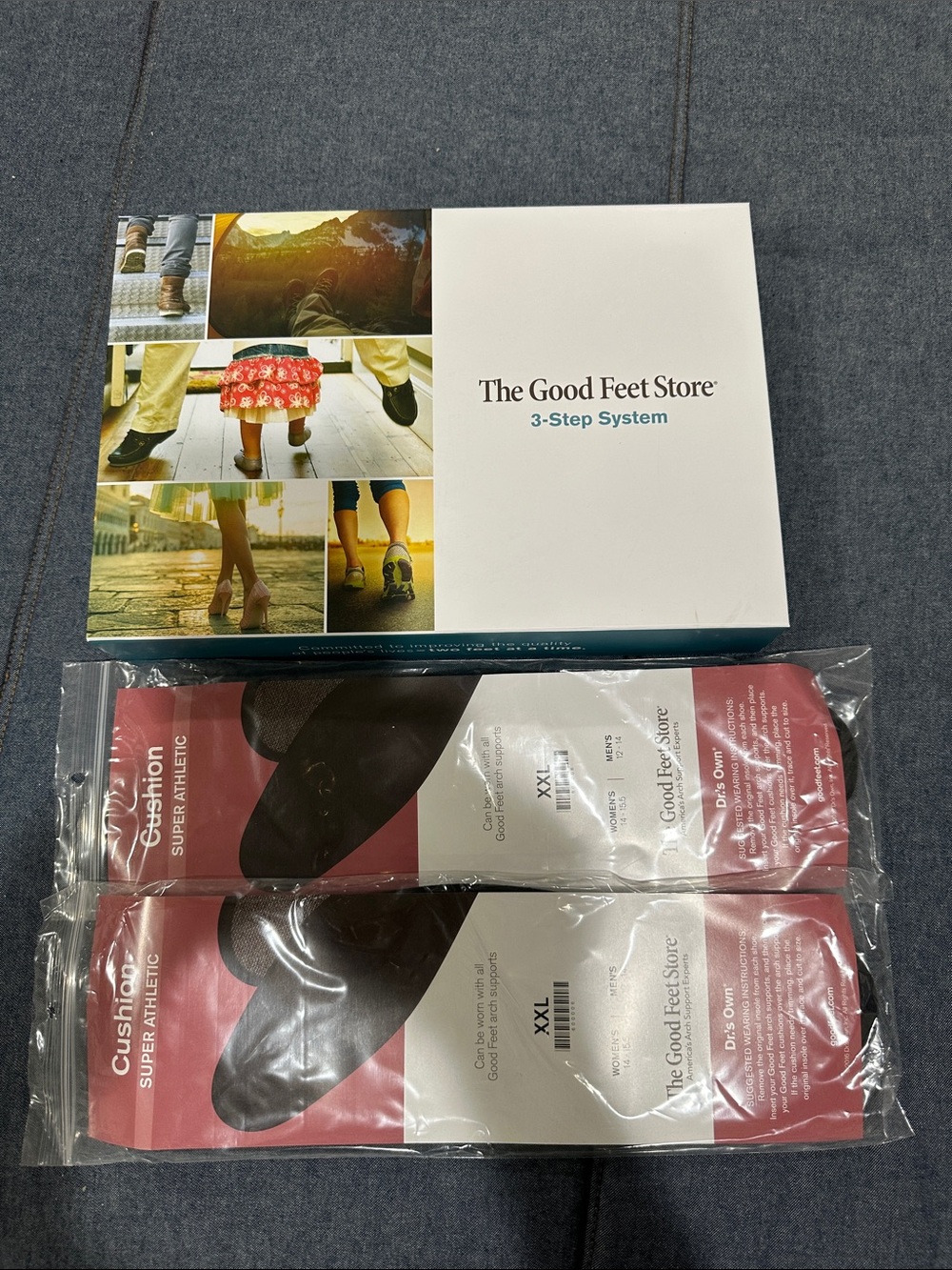 The Good Feet Store 3-Step System Footcare Kit
